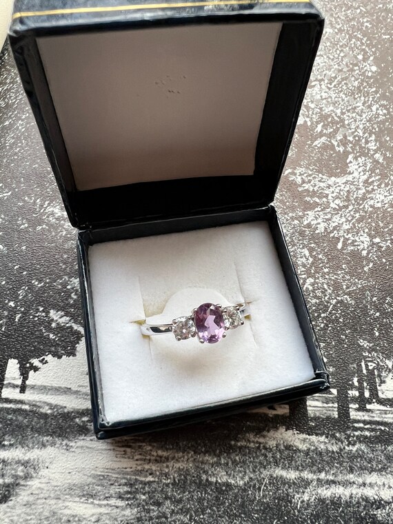 Amethyst Ring, Size 11 - image 1