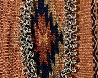 Costume Silver Scroll necklace