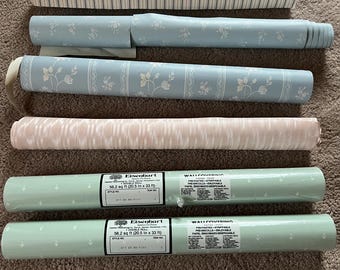 Various 80's/90's country cottage wall paper