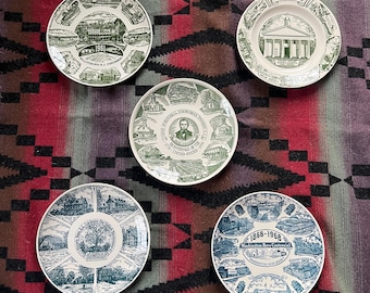 Bicentennial plates from New Jersey Townships 1960s and 1970s