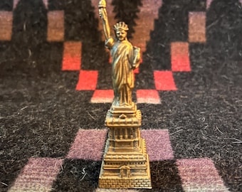 Vintage Brass Small Statue of Liberty from the 1920s
