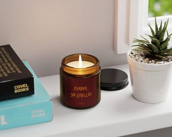 Murder She Wrote Soy Candle, TV Inspired, Hand-Poured