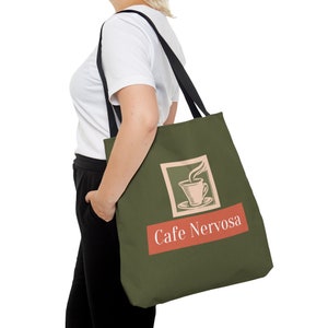 Frasier TV Show, Frasier Cafe Nervosa Tote Bag with Niles' Special Drink Quote - A Sophisticated Tribute to the Beloved TV Show!