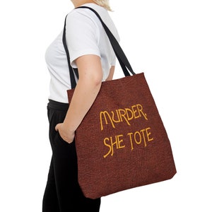Murder She Tote | What would JB Fletcher do? | Jessica Fletcher | Angela Lansbury | Murder Mystery | True Crime | Cabot Cove | Tote Bag