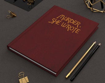 Jessica Fletcher Inspired Journal, Murder Mystery Gift