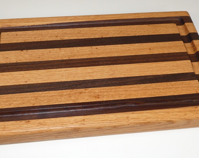 Oak and Walnut Cutting Board