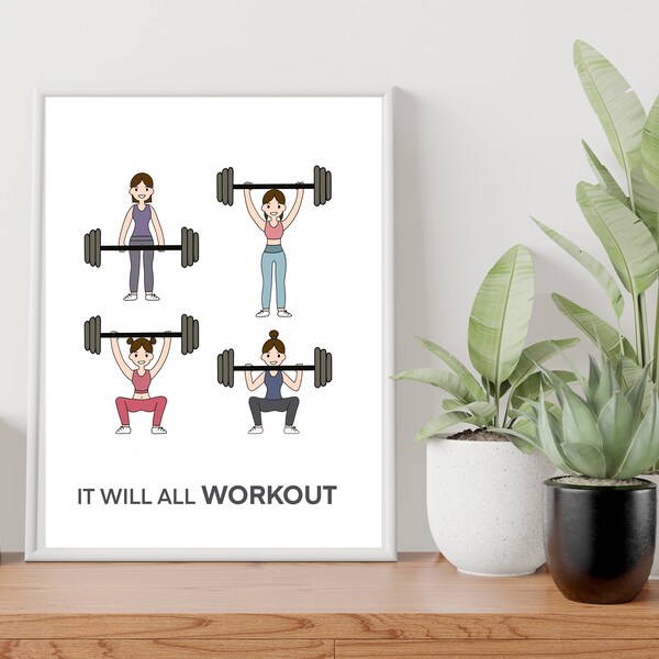 Gym Decor Etsy UK