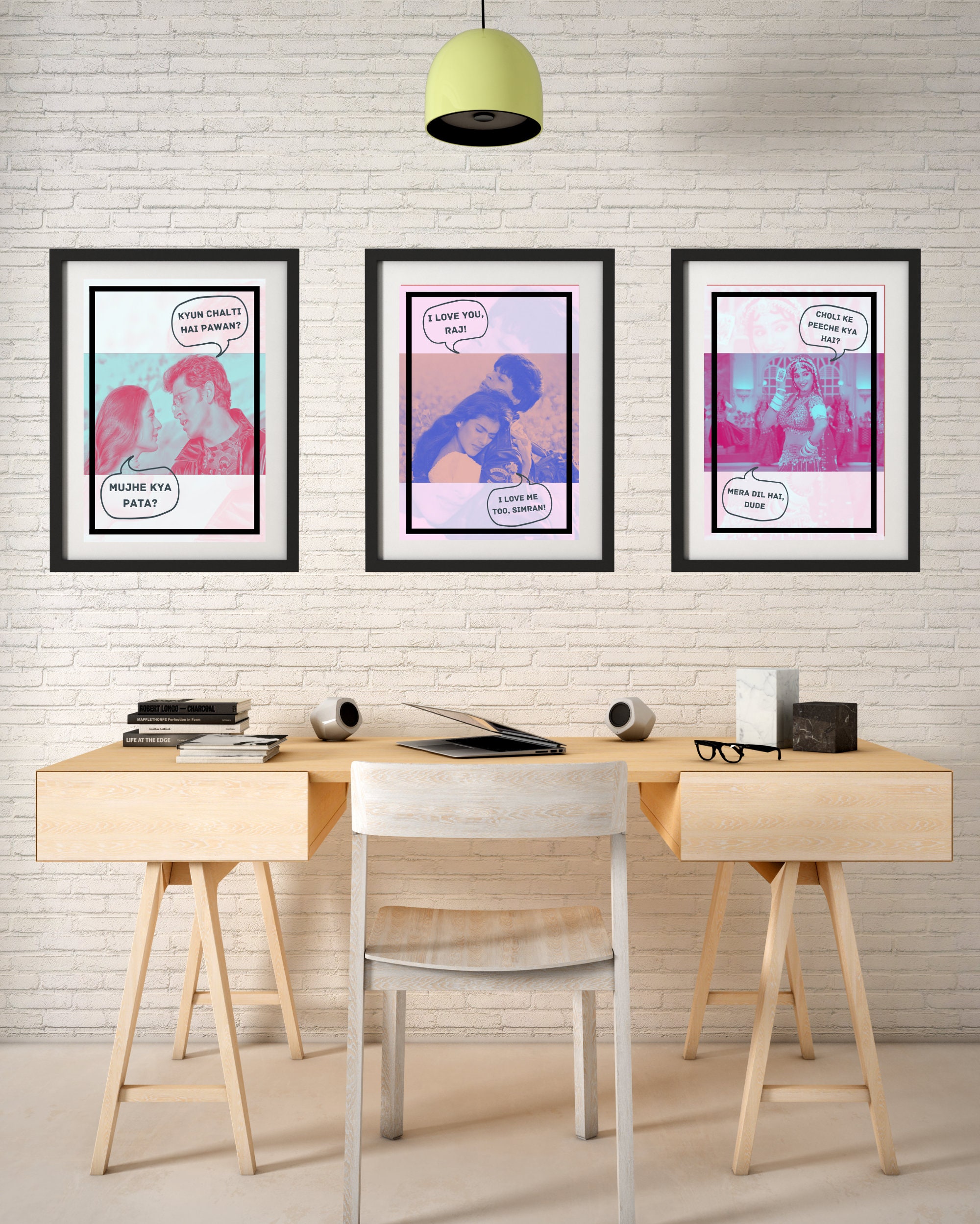 Retro Bollywood Posters Set of 3 PRINTABLE - Etsy