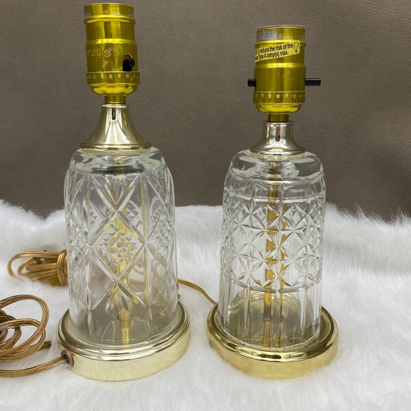 Pair Vintage Lamps Etsy