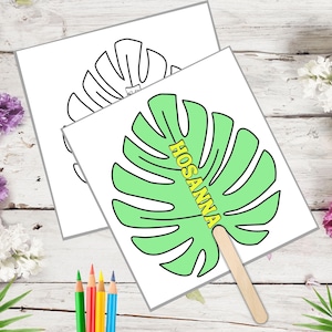 Palmsonntag Handwerk, Sonntagsschule Handwerk, Palmsonntag Aktivität, Palmsonntag Malseite, Karwoche Handwerk, Osterbibel druckbare Kinder Fastenzeit