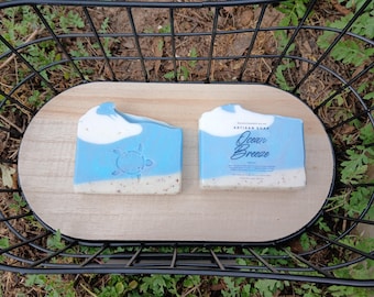 Ocean Breeze Soap: Wood Sage & Sea Salt, Oatmeal Soap