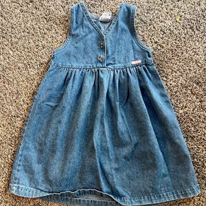 Denim Dress 5t - Etsy