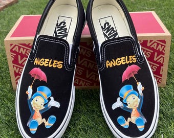 Custom Vans Shoes 100% Hand Made Perfect For any Occasion "pls Read description for Size  No RETURN OR EXCHANGE"