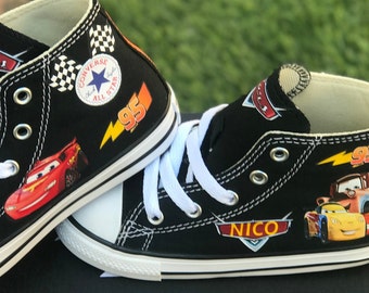 Converse Lightning Mcqueen Boys Shoes Cars Shoes On Original