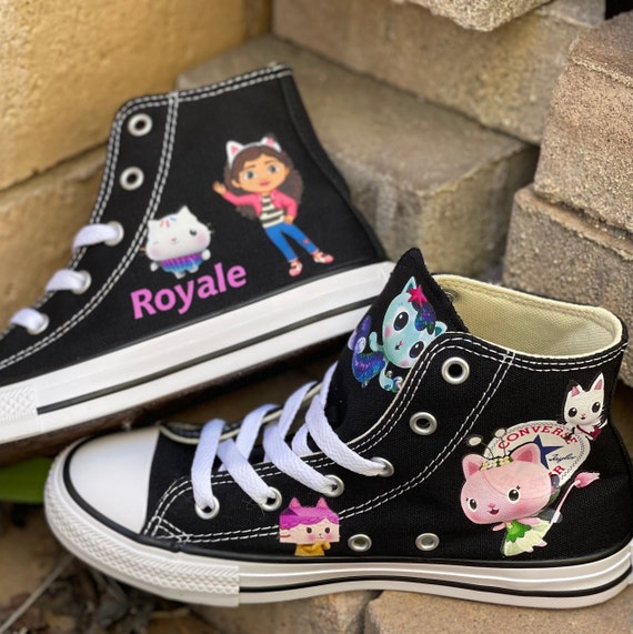 Custom Converse Shoes Hightop Black Please Read Our Return - Etsy UK Custom Converse Shoes Hightop Black Please Read Our Return - Etsy UK