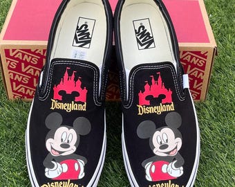 Custom Vans Shoes 100% Hand Made Perfect For any Occasion "pls Read description for Size  No RETURN OR EXCHANGE"