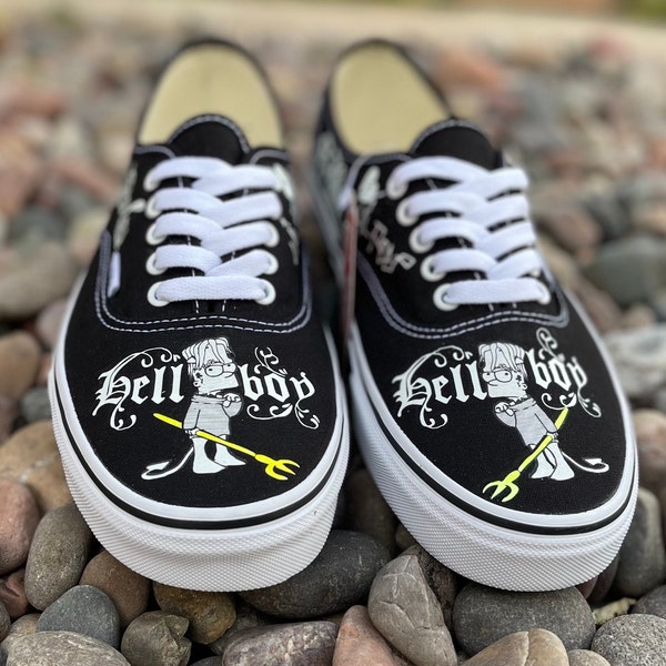 lil peep custom shoes