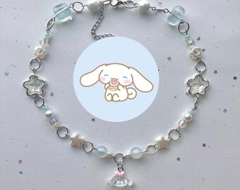 Cinnamoroll ꩜ / Collana di perline ispirata a Sanrio!