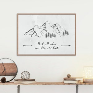PRINTABLE Not All Who Wander Are Lost - Color Bundle