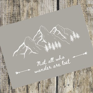 PRINTABLE Not All Who Wander Are Lost Color Bundle - Etsy