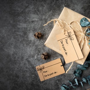 Tampon étiquette cadeaux. Tampon à encre Noël. Tampon pour étiquette cadeaux Noël - Tampon pour cadeaux de noël