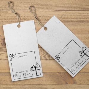 Tampon Cadeau de Noël. Tampon à encre Noël. Tampon pour étiquette cadeaux Noël - Tampon pour cadeaux de noël