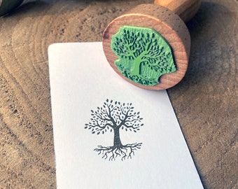 Tree of life stamp. Tree of life ink stamp. Large Tree stamp. Wedding Stamp