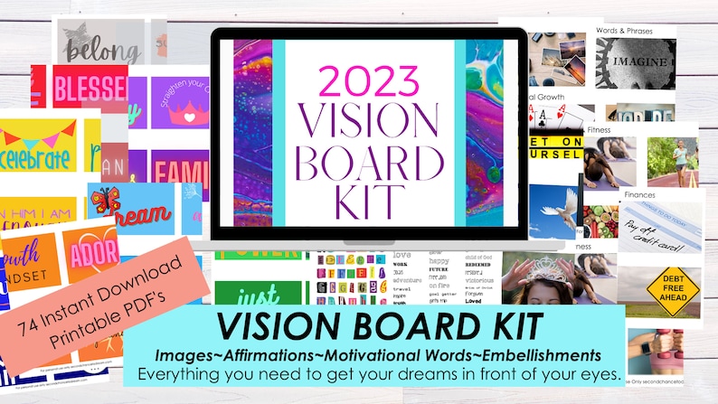 2023 Vision Board Kit image 1