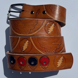 Grateful Dead 1978 ベルトバックル+革ベルト Grateful Dead Belt - Etsy