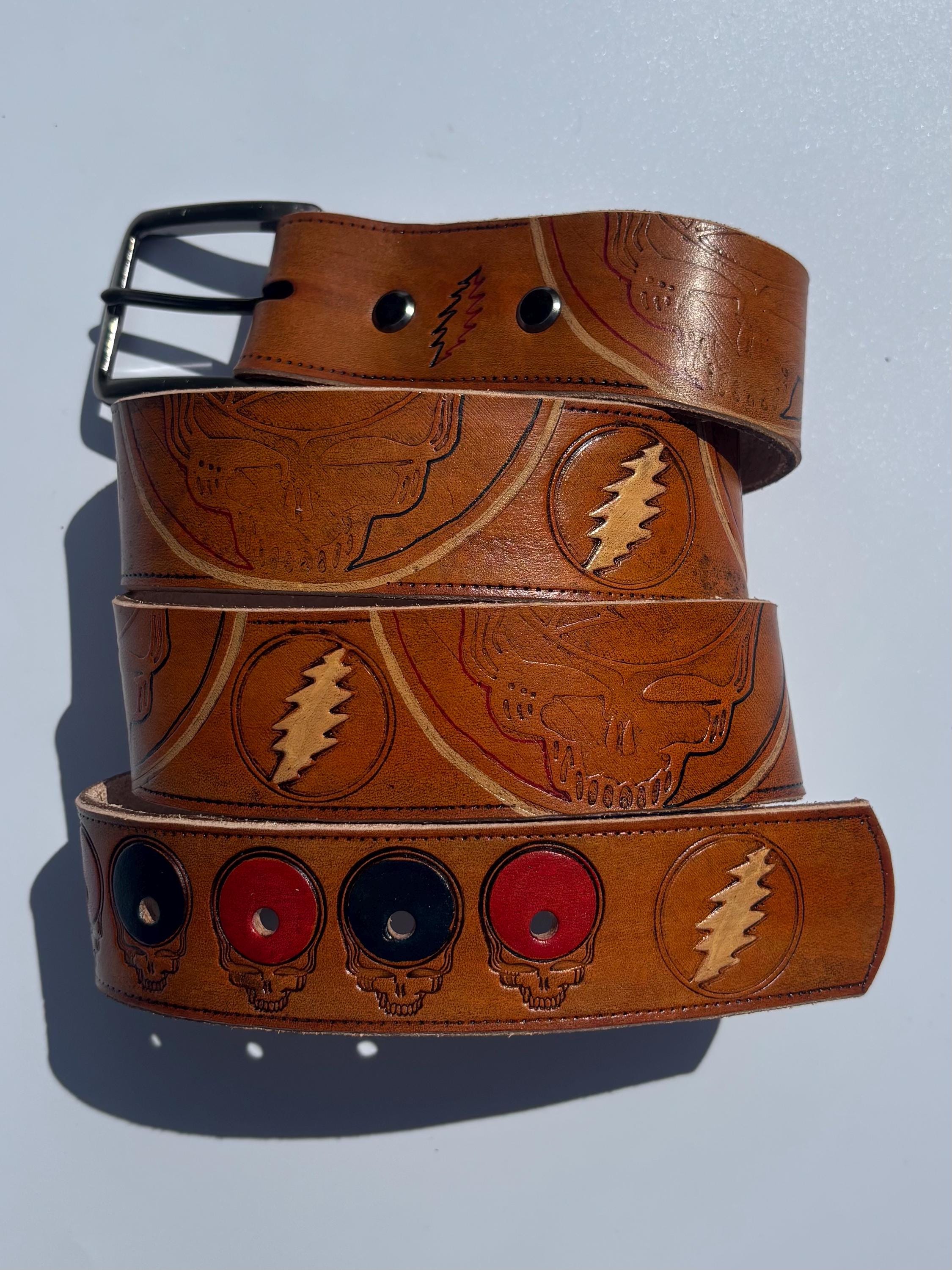 Grateful Dead Belt - Etsy