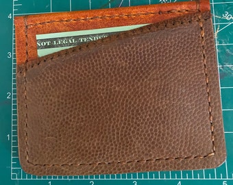 Minimalist Wallet NCAA Genuine Leather Football