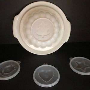 Vintage Tupperware Jel N Serve seasonal Jello mold