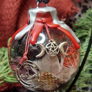 Lilith Witch Ball, Lilith Spell Balls, Pagan Goddess Offering,  Wiccan Deity Ornaments, Gothic Home Decor, Ritual, Altar Supplies