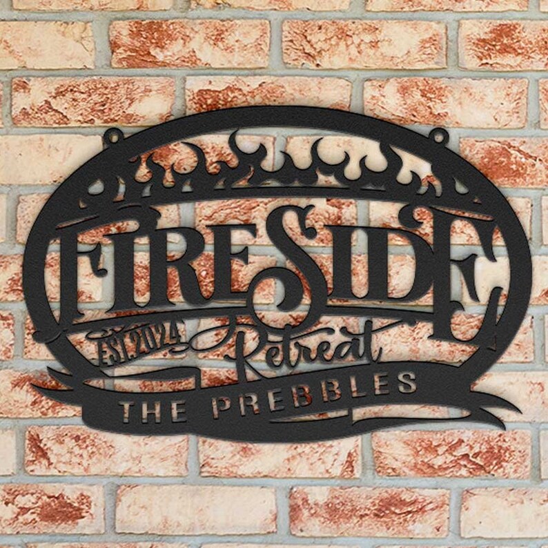 Firepit Sign, Fire Pit Sign, Campfire Sign, Backyard Sign, Patio Sign ...
