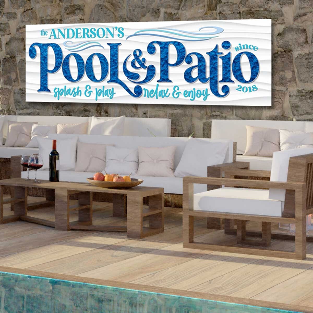 Pool Signs and Decor Outdoor Bad Decisions Make Good Stories  Tin Sign Things Under 10 Dollars Gifts for Under 10 Dollars ( Size :  30X40CM ) : Patio, Lawn & Garden