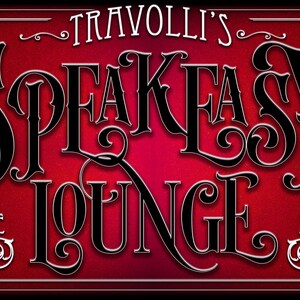 Speakeasy Sign, Whiskey Bar, Lounge Bar Sign, 1920s Speakeasy Lounge Sign,Bar Wall Decor,Large Bar Wall Art,Bar Sign,Bar Art,Bourbon Bar Sign

Red Speakeasy Sign with black letters with family name and the words Speakeasy Lounge with an est. date.