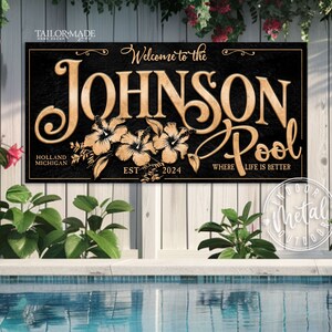 Enseigne de piscine et terrasse, enseigne de piscine, enseigne de piscine personnalisée, décoration de terrasse, décoration de piscine, décoration de terrasse, enseigne de piscine personnalisée, enseignes de piscine en métal, enseignes de terrasse