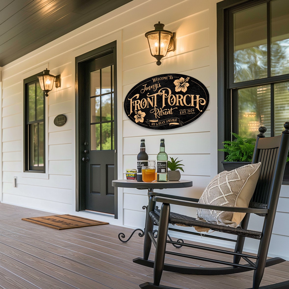 Front Porch Decor, Porch Signs, Entryway Decor, Metal Porch Signs ...