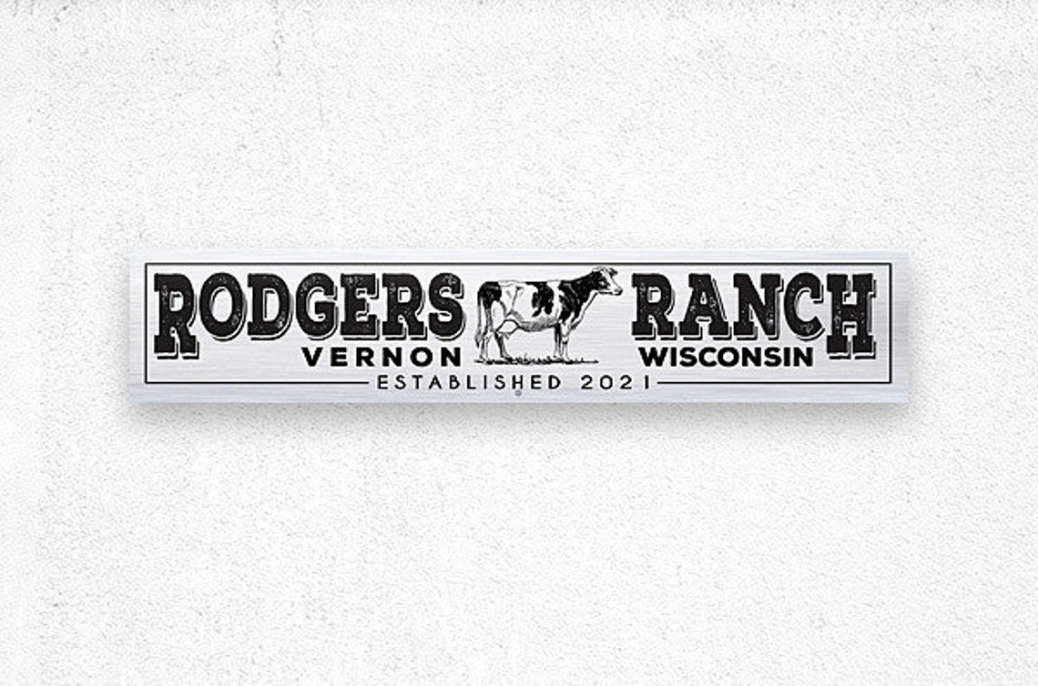 Large Metal Signs Metal Barn Signs Outdoor Metal Signs Etsy