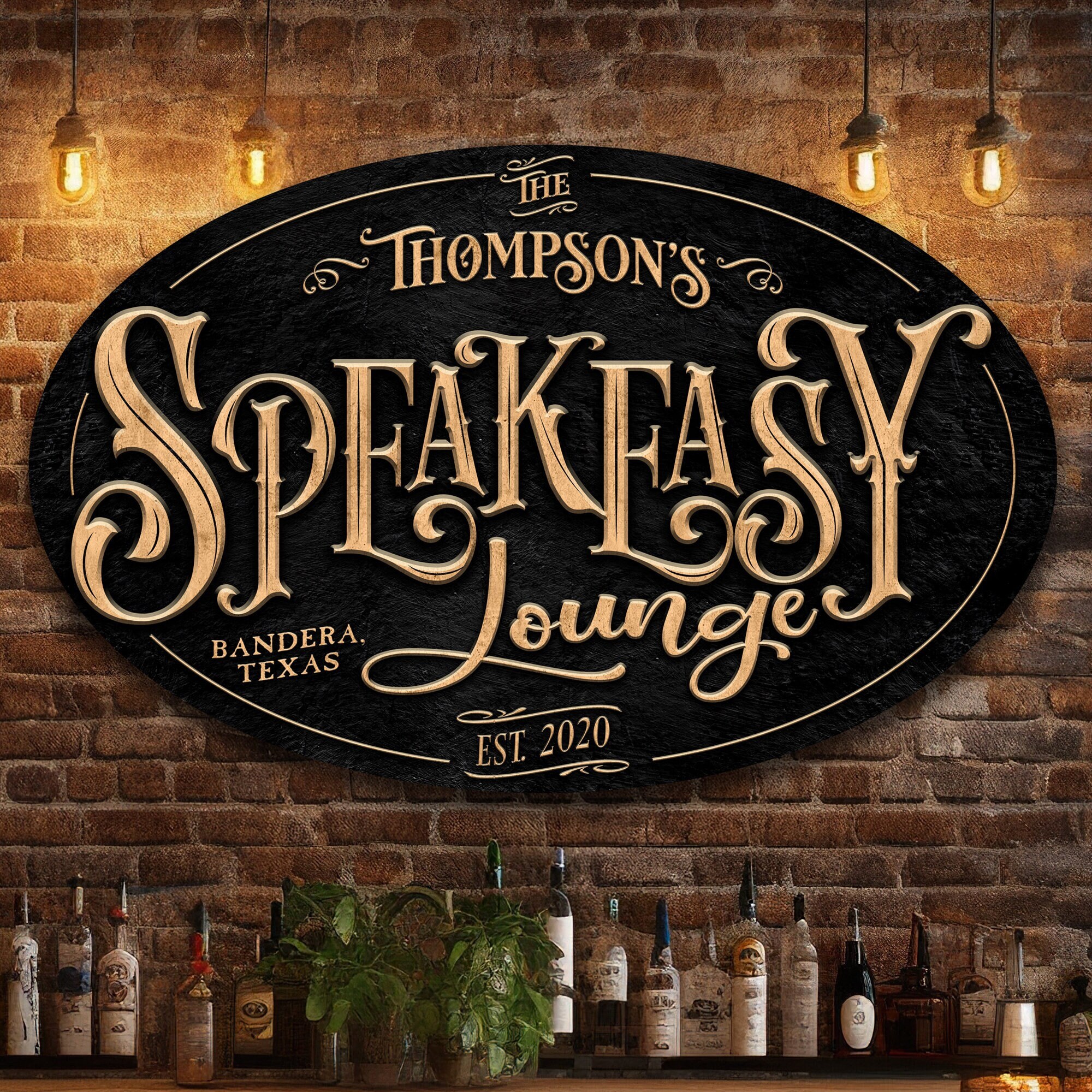 Speakeasy Bar Sign, Lounge Bar Sign, Speakeasy Lounge Sign,bar Wall ...