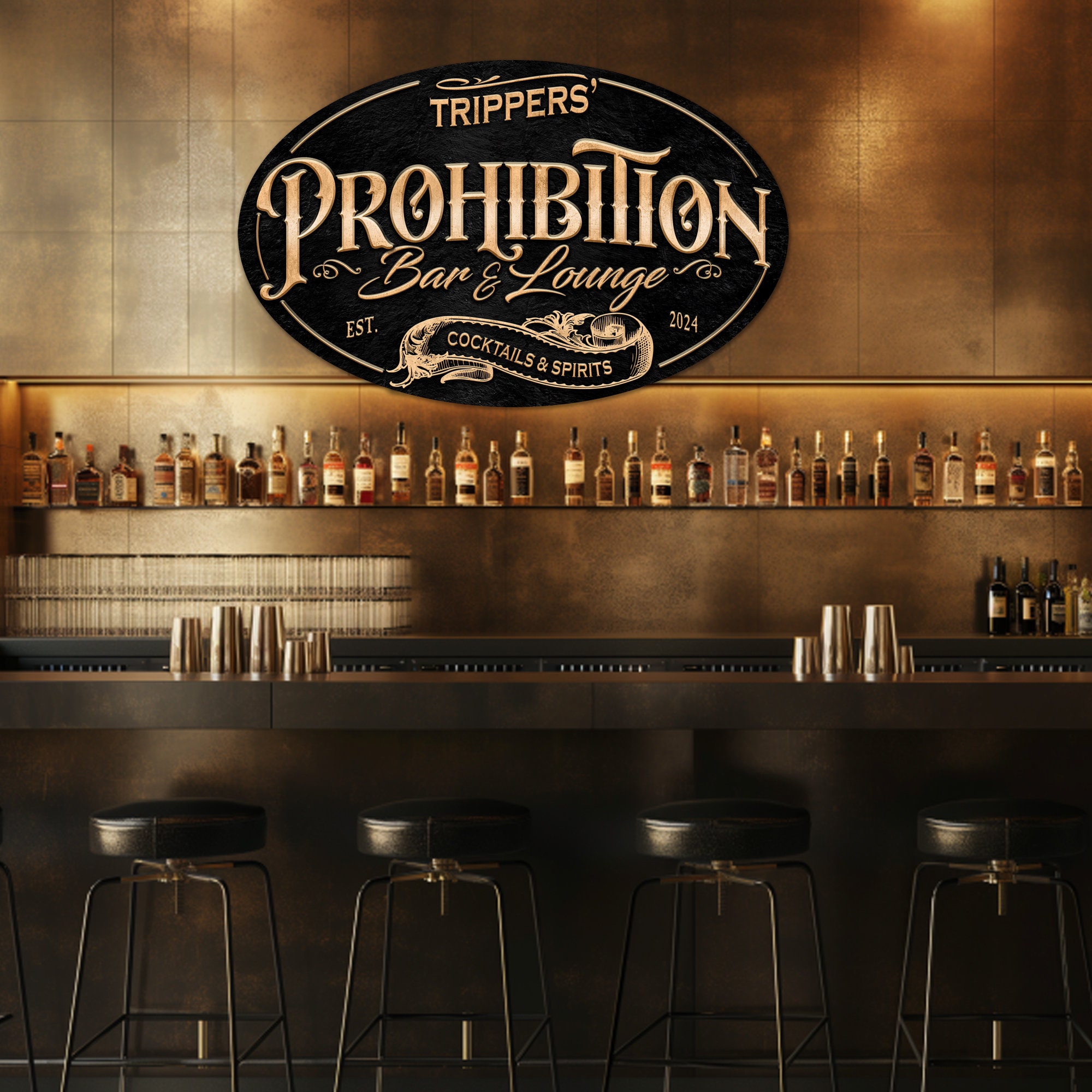 Speakeasy Bar Sign, Prohibition Sign, Lounge Bar Sign, Speakeasy Lounge ...