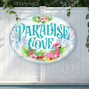 Enseigne pour piscine et terrasse, enseigne pour maison de plage, enseigne pour piscine et terrasse, enseigne pour bar et grill dans l'arrière-cour, enseignes en métal, enseignes pour piscine pour l'extérieur, ferme moderne