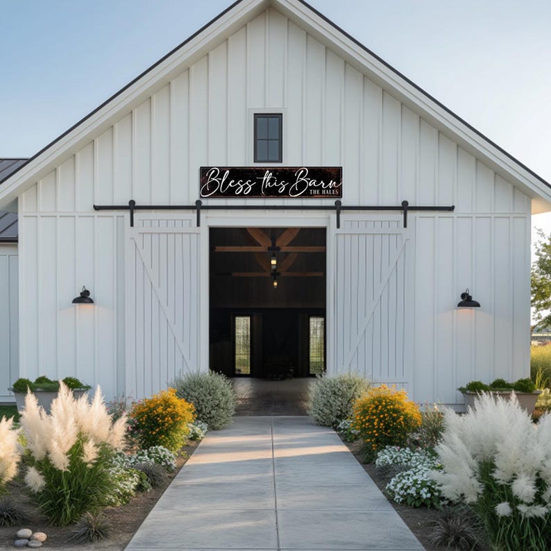 Barn Signs, Business Signs, Large Metal Sign, Metal Artwork,bless This ...