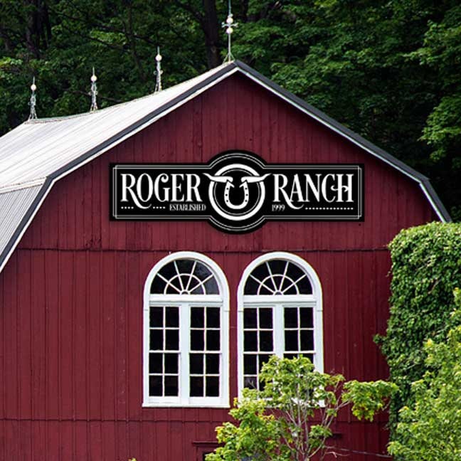Cattle Ranch Sign, Barn Sign, Business Sign, Large Metal Sign, Metal ...
