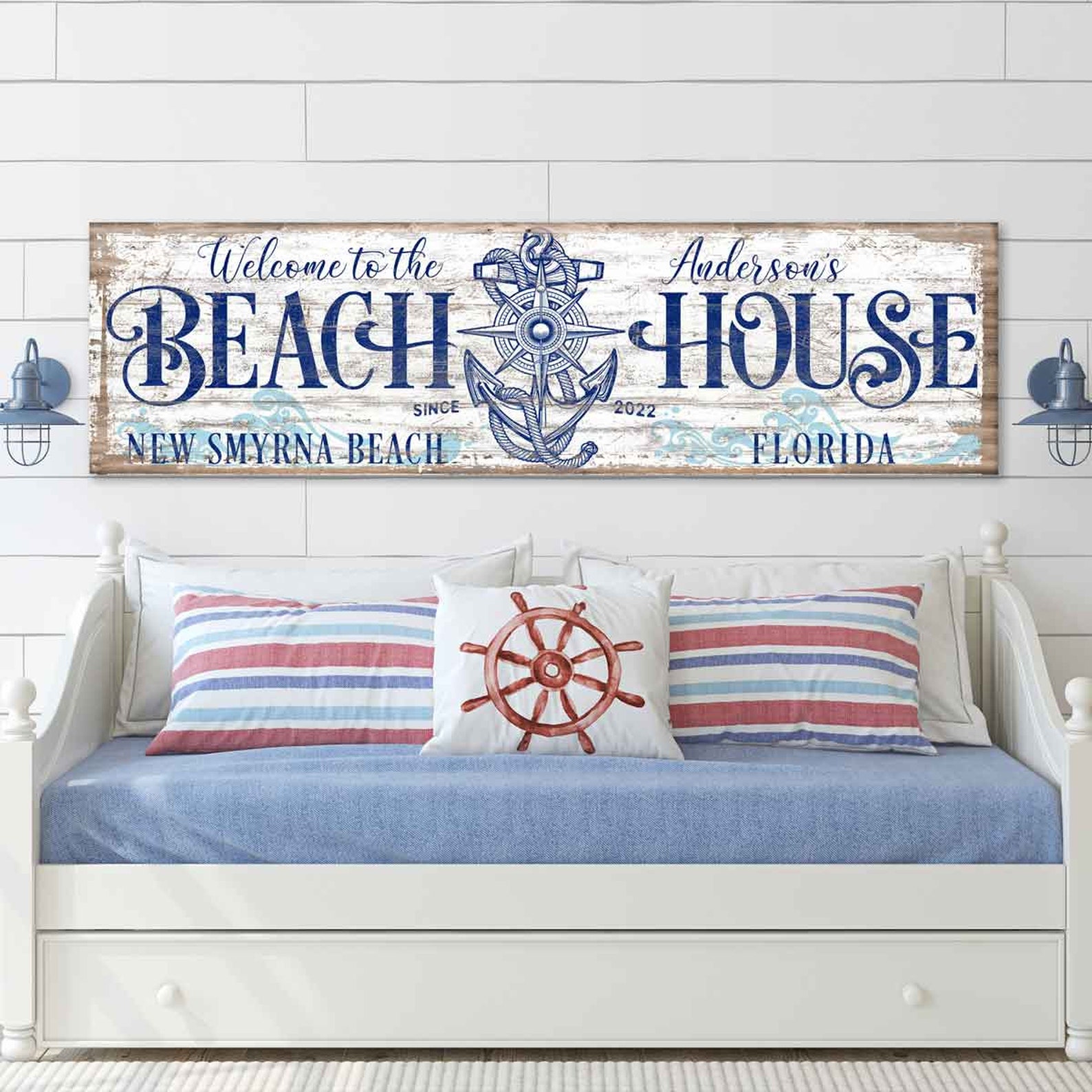 Beach House Sign, Beach House Wall Decor,beach House Decor,coastal Art
