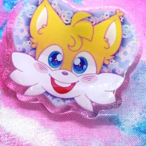 2.5&quot; Tails the Fox Acrylic Pin