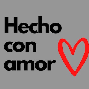Hecho con amor (Made with love) - (Instant Digital Download: SVG, PNG, JPG)