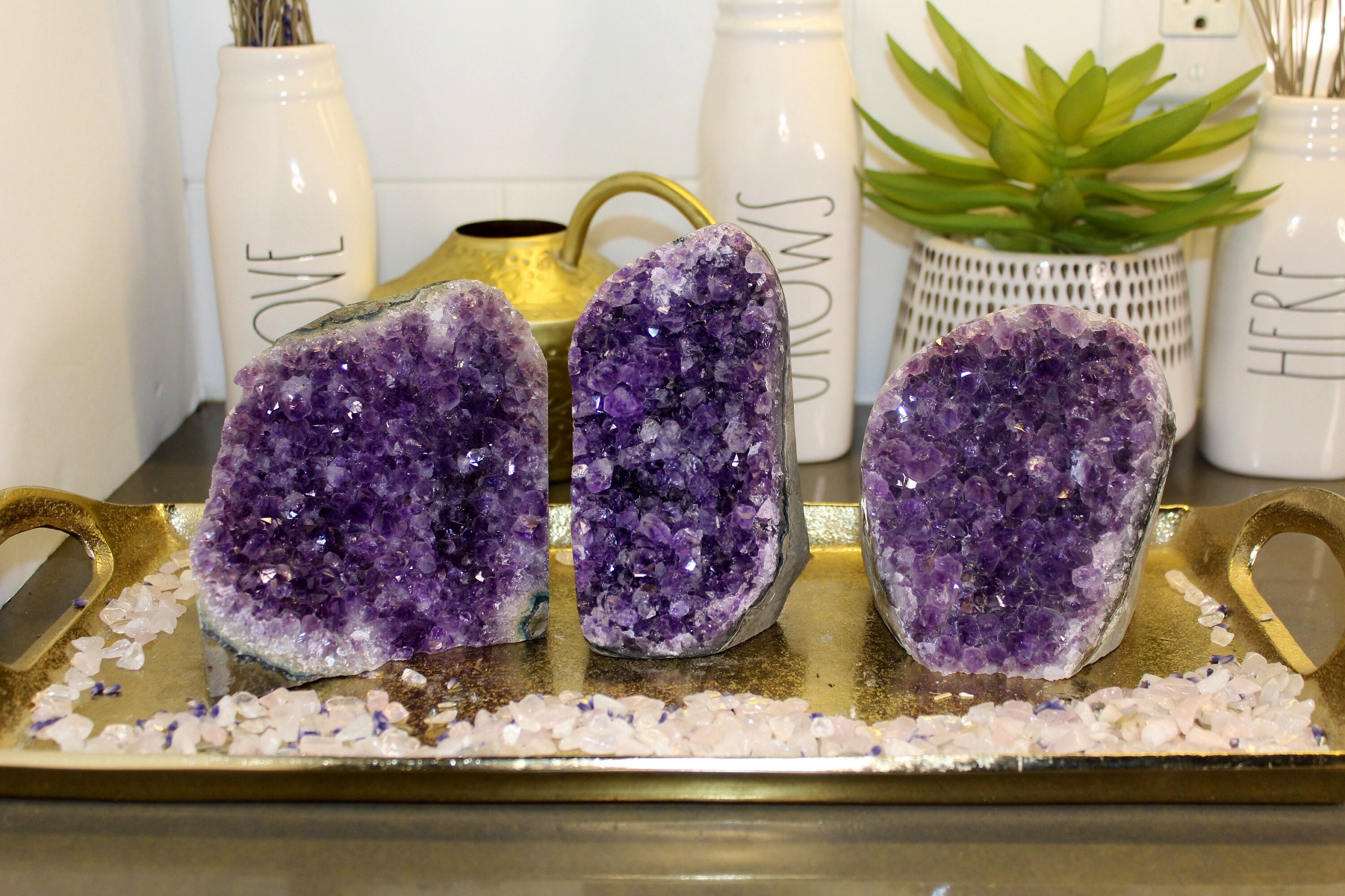 X-large Amethyst Cathedral, Amethyst Geode, Raw Amethyst, Amethyst Cluster,  Amethyst Druze, Crystals, Pick a Weight 