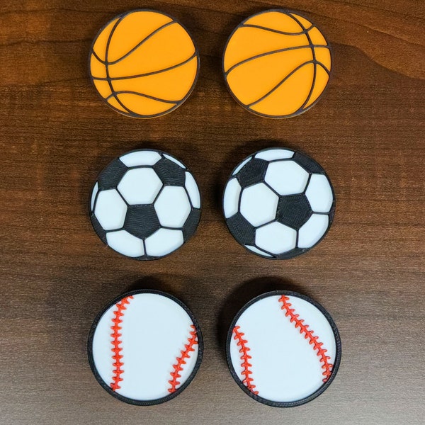 Sports themed drawer knobs sports pull handles basketball knobs soccer knobs football knobs baseball knobs sports drawer handles kids room