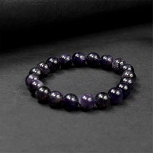 Noble Amethyst Bracelet Authentic Gemstone Bracelet by Studio Shamir - AAA Grade Purple Amethyst Crystal Bracelet - Energy Healing Bracelet